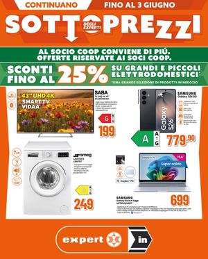 Volantino Expert In Continua Sottoprezzi 21/05 - 03/06