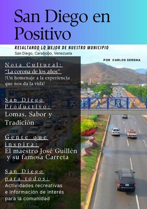 Revista San Diego En Positivo, Semana 1