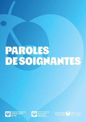 Livret Exposition Paroles De Soignantes Vdef