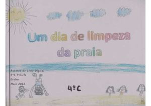 Um dia de limpeza da praia