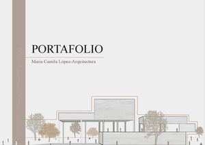 Maria Camla López Portafolio Arquitectura