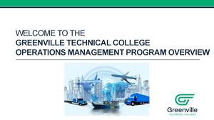 Op Mgt Program Overview