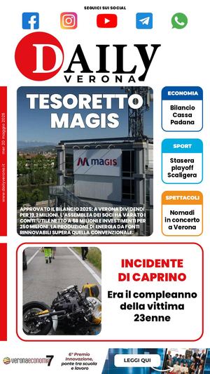 Daily Verona 20 Maggio 2026