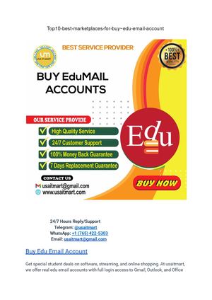 Buy Edu Email Account