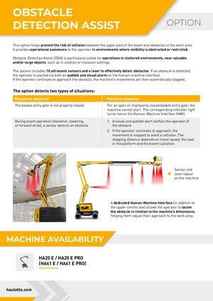 EN Obstacle Detection Assist Option
