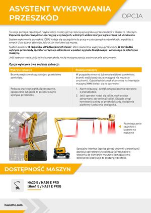 PL Obstacle Detection Assist Option