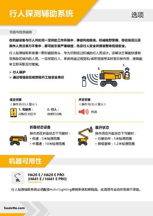 CN Pedestrian Detection Assist Option