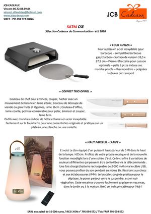 Sélection Cadeaux Communication éTé 2026