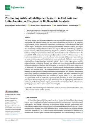 Positioning Artificial Intelligence Research In East Asia And Latin America: A Comparative Bibliometric Analysis