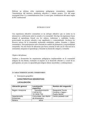 Informe Gloria