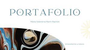 Portafolio María Valentina Marín