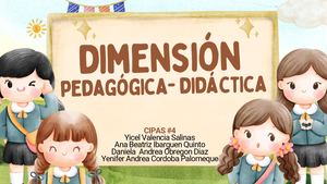 Dimensión Pedagógica Didactica Cipas 4