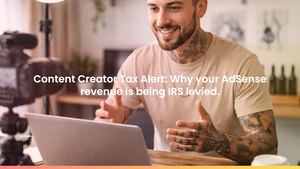 Content Creator Tax Alert: Why your AdSense revenue is being IRS levied.