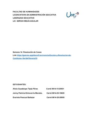 Resolución De Caso Semana 14
