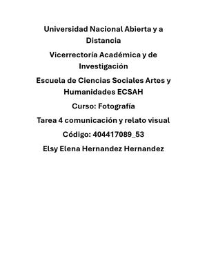 Comunicación Y Relato Visual Elsy Hernandez