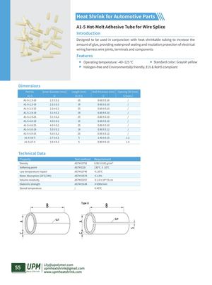 A1 5 Hot Melt Adhesive Tube For Wire Splice Extra Glue Upmheatshrink Com
