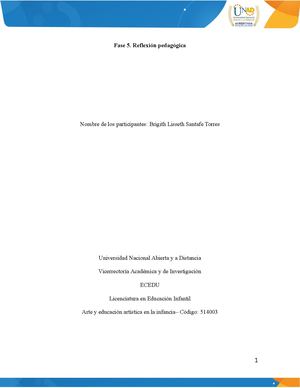 Reflexión Pedagógica Jeny Katerine Acevedo Colmenares