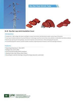 S1 B Bus Bar Lap Joint Insulation Cover