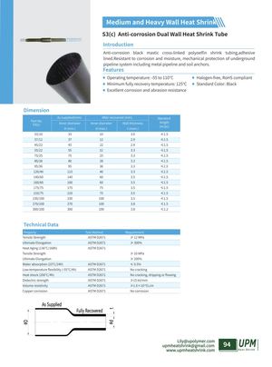 S3(c)anti Corrosion Dual Wall Heat Shrink Tube For Metal Pipelines And Soil Anchors Upmheatshrink Com