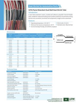 S3ta Flame Retardant Dual Wall Heat Shrink Tube Upmheatshrink Com