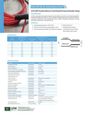 S3ta Dwp Flexible Adhesive Lined Polyolefin Heat Shrinkable Tubing Upmheatshrink Com