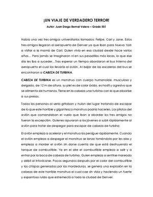 Un Viaje De Verdadero Terror Autor Juan Diego Bernal Valero 501