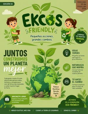 Revista Ekos Friendly – Con el Modelo Canvas: Mini Huerto Escolar, kits pequeños y fáciles de usar para que los niños aprendan a sembrar y cuidar plantas desde casa o la escuela.