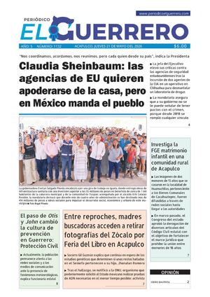 Jueves 21 de mayo del 2026
