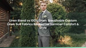 Linen Blend vs 100% Linen: Breathable Custom Linen Suit Fabrics Ranked for Summer Comfort & Style