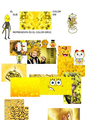 El Color Que Em Representa ÈS El Color Groc Documentos De Google