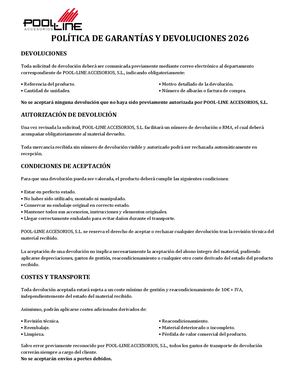 Politica Garantias Devoluciones 2026 Poolline
