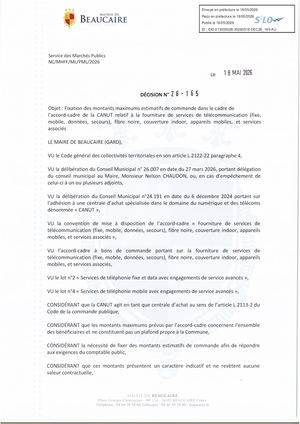Fichier Parution Des Décisions N° 26 165 à 26 169 (1)