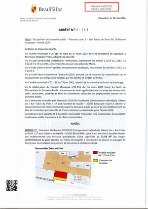 Fichier Parution Des Arrêtés N° 26 300 à 26 309