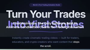 ChartAnimator Launches as the Only Animated Candlestick Chart Maker