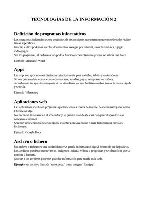 Tecnologias De La Informacion 2