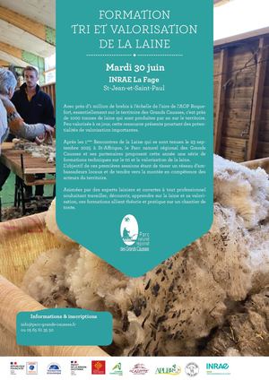 Programme Formation Tonte Laine 30 Juin La Fage