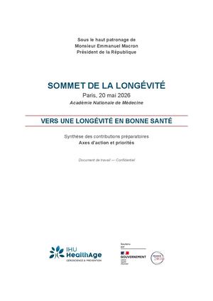 Rapport Sommet Longévité