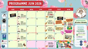 Calendrier Juin 2026