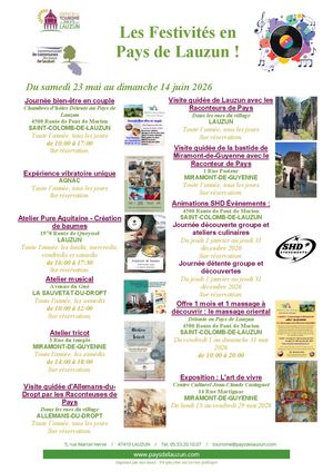 Fêtes et manifestations Du 23 Mai Au 14 Juin 2026