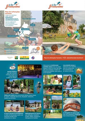Carte touristique du Pays de Lafrançaise