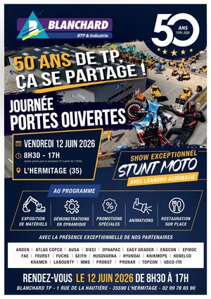 Affiche Jpo Hermitage Tp 50 Ans