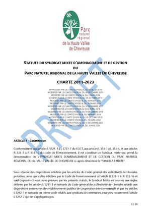 Projet Statuts