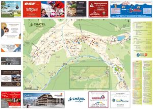 Plan du village Châtel Été 2026
