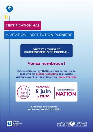 Rth Affiche Invitation Resituttion Plénière