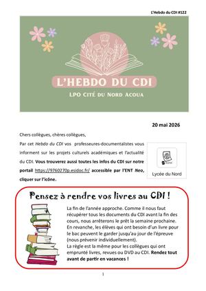 Hebdo 20260520