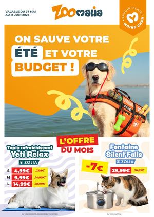 Catalogue ZOOMALIA Mai Juin 2026