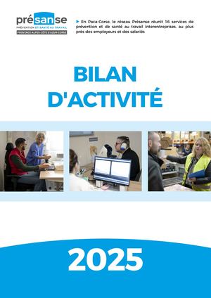 Bilan d'activité 2025 de Présanse Paca-Corse