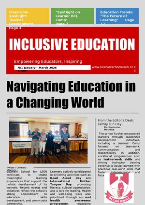 Sizanani School Newspaper - Term 1