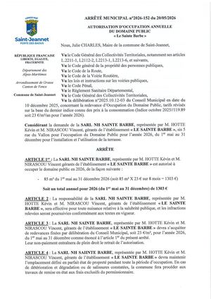 Am N°2026 152 Odp Annuelle 2026 Sainte Barbe Sarl Nh Sainte Barbe