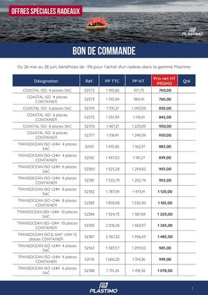 Bon De Commande Radeaux